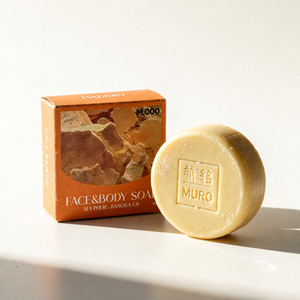 Savon à l'huile de jojoba et au soufre Muro 90g Nettoyant visage pour tous types de peaux - Product Image 1