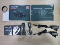 Extensor de Cable HDMI H.264 de 150M, Extensor sobre IP a través de UTP/STP CAT5e/6, 1080P, HDMI a Lan, compatible con transmisor a múltiples receptores