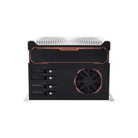 PC Industrial Intel de 14.ª Generación con 8 Puertos LAN PoE, Computadora Integrada Core I9 I7 I5 con 4 Discos Duros Intercambiables en Caliente, Alimentada por GPU de 300W para Computación