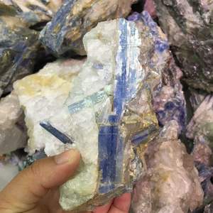 Commercio all'ingrosso Naturale pietre blu <span class=keywords><strong>calcite</strong></span> grezzo Minerale campioni di minerale di <span class=keywords><strong>pietra</strong></span> per la decorazione - Product Image 3