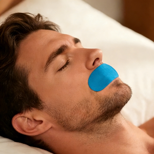 شريط فم مضاد للشخير وغير مسبب للحساسية، شرائط نوم ناعمة للبشرة الحساسة للبالغين، مساعدات التنفس الأنفي - Product Image 1