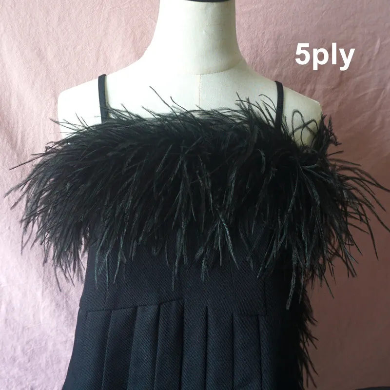 Fábrica de penas de avestruz para decoração de festas, vestido de carnaval com penas de avestruz, acessórios DIY baratos para cabelos rosa