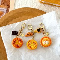 Pendentif de téléphone portable en forme de tarte aux œufs, jouet alimentaire simulé, petit pendentif créatif pour sac, porte-clés mignon pour voiture, vente en gros