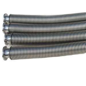 ISO-KF25 longueur personnalisée 0.15mm soufflet sous vide à paroi mince tuyau en métal Flexible poli pour équipement de laboratoire semi-conducteur ISO - Product Image 1