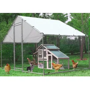 China Suppliers 3*2m Walk-in Metal Poultry Cages Large Hen House Chicken Run Coops For USA/UA