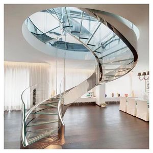 Kit d'escalier en colimaçon modulaire préfabriqué pour une installation facile en DIY, applications pour garage, <span class=keywords><strong>mezzanine</strong></span> et atelier, intérieur et extérieur - Product Image 2