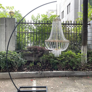 LANJO wedding <b>arch</b> backdrop stand Suspend chandelier Support <b>Arch</b> <b>Frame</b> Wedding Decoration Props Backdrop <b>Arch</b> Stand - Product Image 1