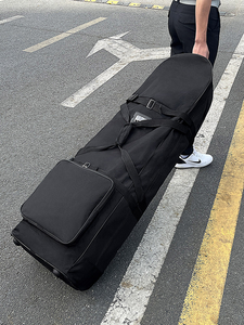 Sac de golf à roulettes pliable et imperméable en polyester pour hommes, grande capacité, rembourré, avec logo personnalisé, idéal pour le voyage, vente en gros - Product Image 2