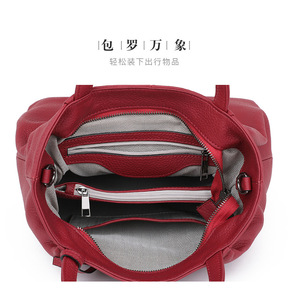 Wholesale New Fashion Women Handbags Ladies Genuine Leather Larger Capacity Tote <b>Bags</b> Ladies Shoulder <b>Bags</b> - Product Image 2