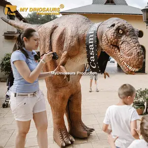 Costume de dinosaure pour parc d'attractions, déguisement réaliste MY-Dino, adulte, livraison gratuite