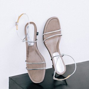 Sandales pour femmes et dames avec talons bout carré belles dames sandales simples femmes chaussures à talons chaton - Product Image 5