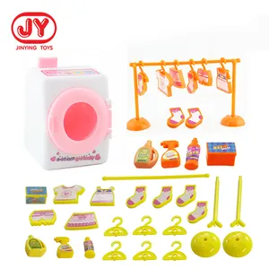 Juguetes Educativos Mini juego juguetes de plástico máquina de lavadora juego