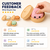 Calendsr Nouveau XXL Géant Personnalisé Los Squishies De Dumplings Grand Jouet Scintillant Mystère Réutilisable Squishy Doux Extensible à Presser