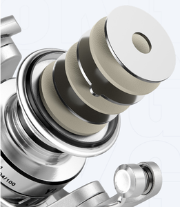 Máy câu quay tay kép, tỷ số truyền 5.2:1, thân kim loại, lực kéo tối đa 16kg - Product Image 3