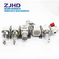 ZJHD Personnalisé Air Combinaison Filtre À Air Régulateur Lubrificateur Brouillard Séparateur FRL Unité AF AFM AR AL AC30M-F03EKSV-B pour Machine