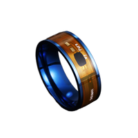 Bague connectée NFC intelligente, bague RFID tendance pour téléphones iOS et Android, 13,56 MHz, pour carte de visite et carte de membre