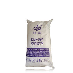 Poudre d'amidon de maïs modifié, haute concentration, faible viscosité, agent de gommage textile, qualité industrielle, sac de 25 kg, <span class=keywords><strong>pH</strong></span> 6-8, blancheur - Product Image 1