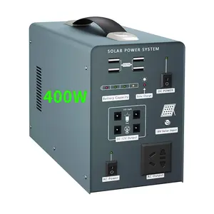 حماية البيئة جديد الطاقة CY-ESP-400SW 400W محطة طاقة شمسية المحمولة مصدر إمداد بالطاقة في حالات الطوارئ في الهواء الطلق