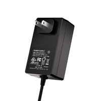 Adaptateur secteur 12V 2A, norme américaine, certifié UL/FCC/CE, chargeur pour masseur, barre lumineuse LED, lecteur de photos numériques, 24W
