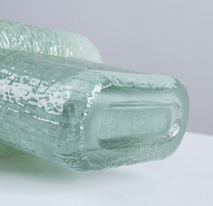 Jarrón Flore <span class=keywords><strong>de</strong></span> cristal, florero alto cuadrado alto, pieza central, boda para decoración del hogar - Product Image 3