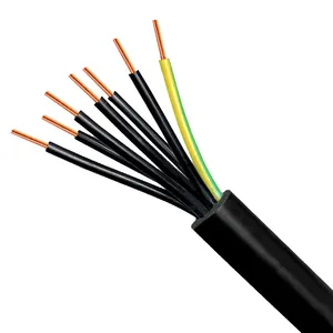 Flexible Cable PVC Insulated and Sheathed Electrical Power Wire 0.6/1kv U1000 R2v power cable