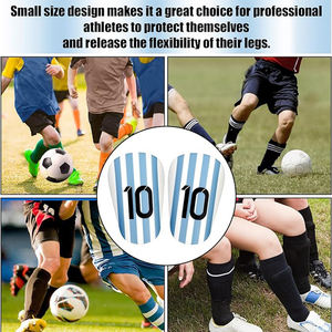 แผ่นป้องกันหน้าแข้งฟุตบอลขนาดเล็ก10*5ซม. และ10*6ซม. ทำจากพลาสติก PBT - Product Image 6