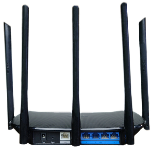 BRMC Used TP-WDR6500 Wireless 2.4G&5G AC1300M WDR6500 English Firmware 5 Antennas Dual Band Router Tp-wdr6500