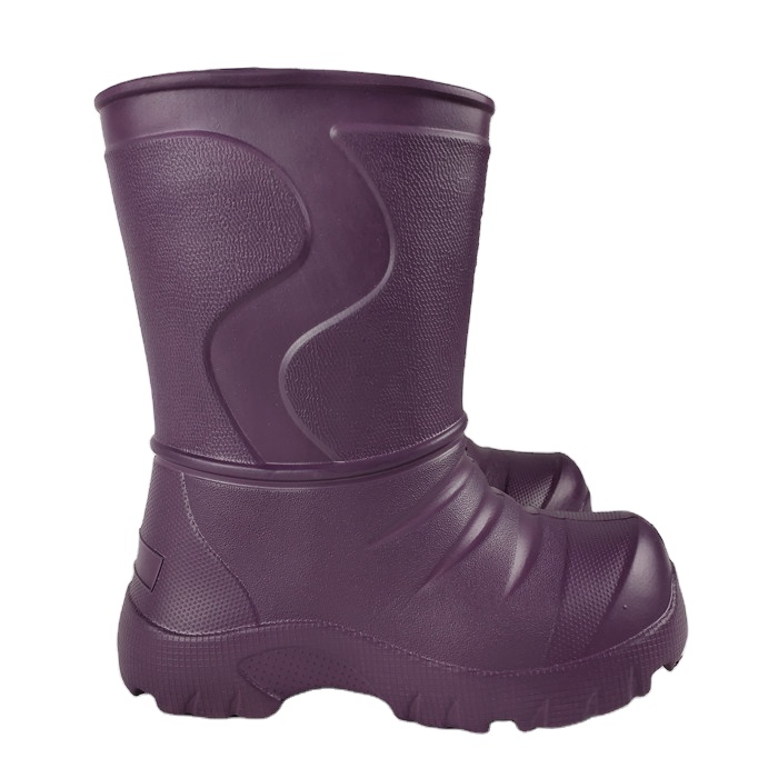 Зимние водонепроницаемые Нескользящие мягкие детские резиновые сапоги Eva