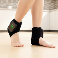 Masseur sans fil pour pieds et chevilles YIJIAN avec chauffage NTC, recharge rapide, 5 niveaux de chaleur, minuterie de 30 minutes, portable