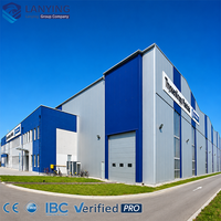 Edificio de Almacén Prefabricado de Acero, Diseño Personalizado, Estructura Industrial Resistente