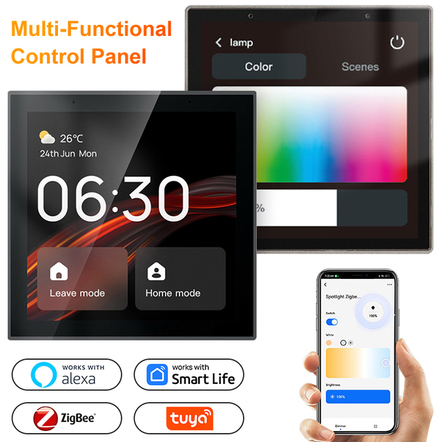 Tuya Mini Control Switch Smart Panel Smart Home Control Panel Smart Home Product Smart Home Hubs
