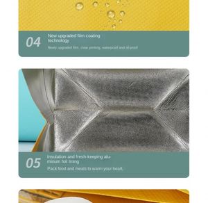 Food Storage Leak Proof Thermal Cooler Bag Durable Water-resistant Insulated 3L Lightweight Portable Lunch Cooler - Product Image 4