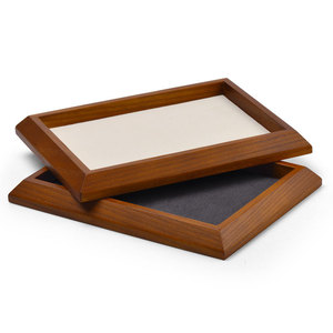 [Fanxi] Nouveau Plateau <span class=keywords><strong>à</strong></span> Bijoux en Bois Massif Rétro avec Rainures, Présentoir Modèle SM12101 Nanchang - Product Image 3