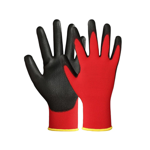 GLOVEMAN Gants de travail de sécurité à écran tactile Gants en tricot sans couture enduits de PU Paume à prise lisse pour hommes femmes Travail à usage général - Product Image 2