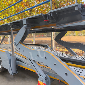 LUYI Semi-remorque porte-voitures à 3 essieux, transport lourd, conteneur de 20 pieds, 40 pieds, véhicule de transport, transport de voitures - Product Image 3