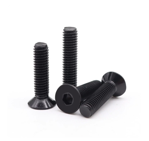 LeGood Stainless Steel Zinc Plated Hex <b>Flat</b> Head Machine <b>Screw</b> M2.5 Thread 4mm Length - Product Image 5