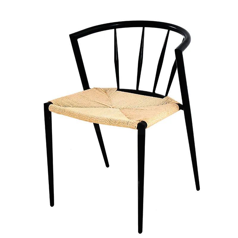 Sillas de comedor de ratán de madera maciza nórdica para comedor, respaldo para el hogar, silla de ratán, diseñador, ocio, sala de té, silla para el hogar