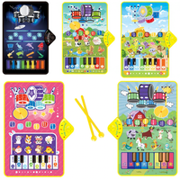 Tapis musical électronique multifonctionnel 3-en-1 pour bébés et enfants, best-seller 2026, avec modes de jeu de piano et de musique éducative