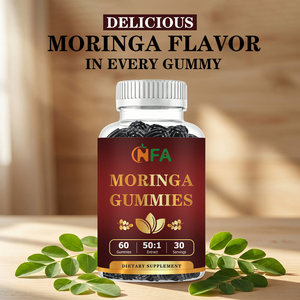 Gummies de Moringa à Marque Blanche OEM avec Supplément de Sodium : Favorise la Digestion, Améliore l'Humeur et la Peau - Product Image 3