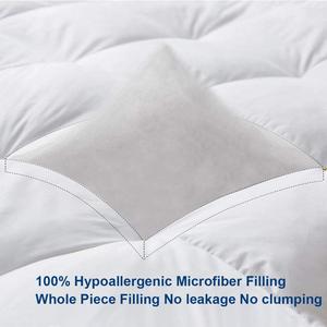 KHÁCH SẠN Phong Cách Dị Ứng Miễn Phí Siêu Mềm Microfiber Overfilled Trắng Ngỗng Xuống Thay Thế <span class=keywords><strong>Comforter</strong></span>, Duvet Chèn Với Góc Tab - Product Image 3