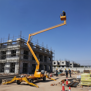 Plateforme élévatrice hydraulique électrique portable de 10 m, remorquable, fabriquée en Chine - Product Image 3