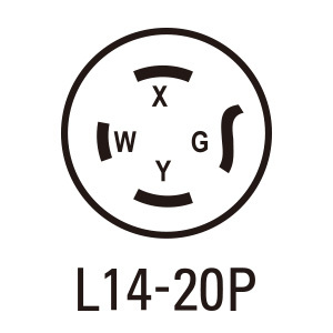 Khóa cắm L14-20P <span class=keywords><strong>Twist</strong></span> Khóa adapter 4 dây nam <span class=keywords><strong>Twist</strong></span> khóa cắm 20 AMP <span class=keywords><strong>Twist</strong></span> khóa cắm - Product Image 6