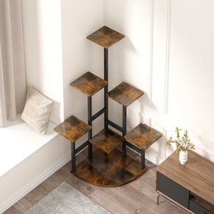 Wrought <b>iron</b> indoor flower rack, multi-layer display rack for home living room and balcony, office succulent and pothos storage - Product Image 3