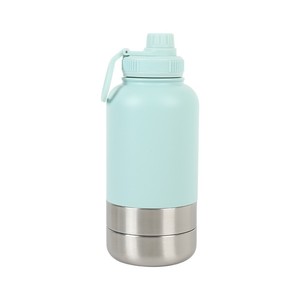 Tempat Makan Hewan Peliharaan Stainless Steel 32oz dengan Logo Kustom E&S, Portabel 3-in-1, Mangkuk Perjalanan Luar Ruangan, Botol Air Anjing Terisolasi untuk Kucing - Product Image 6