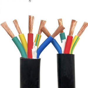 3C chứng nhận dây điện tử rvv lõi đồng dây vuông 3 4 5 lõi 1 2.5 4 6 10 ngoài trời không thấm nước vỏ cáp - Product Image 2