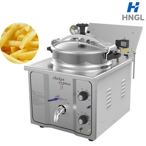 Friteuse industrielle à poulet en lots / Friteuse électrique de comptoir à grande capacité pour usage domestique, restaurant, hôtel, avec nouveau moteur intégré - Product Image 6