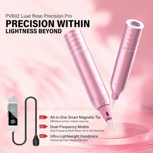 Kits de <span class=keywords><strong>machine</strong></span> PMU manuelle NUOJO Luxe Rose <span class=keywords><strong>Pro</strong></span>, <span class=keywords><strong>machine</strong></span> à tatouer pour maquillage permanent des sourcils, certifiée CE, garantie 1 an, universelle - Product Image 2