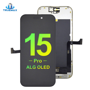 Temx <span class=keywords><strong>ALG</strong></span> cứng Màn hình OLED hoàn chỉnh cho iPhone 15 Pro điện thoại di động thay thế hiển thị LCD Digitizer lắp ráp điện thoại di động truemax - Product Image 1