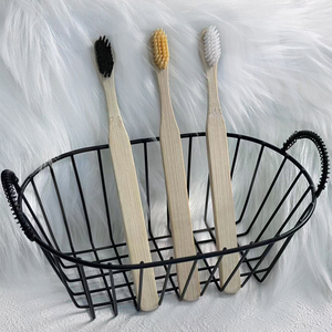 Bahan bambu sikat gigi paket individu untuk Hotel kelas tinggi kaus Colorfu bulu ukuran rata-rata - Product Image 1