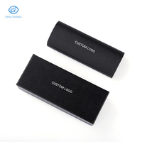 Ensemble de boîtes à lunettes en cuir PU de haute qualité, impression personnalisée du logo, emballage pour lunettes, kit cadeau pour lunettes de soleil